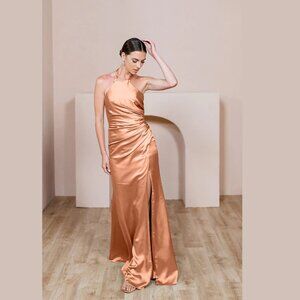 Revelry Fallon Copper Satin - Brand New in Box | Never Worn